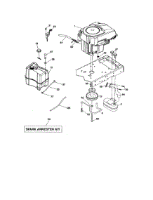 Engine parts for Craftsman Front-Engine Lawn Tractor 917288530 from AppliancePartsPros.com