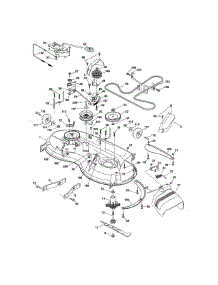 Mower Deck parts for Craftsman Front-Engine Lawn Tractor 917288530 from AppliancePartsPros.com