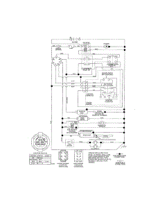 Schematic Diagram parts for Craftsman Front-Engine Lawn Tractor 917288530 from AppliancePartsPros.com
