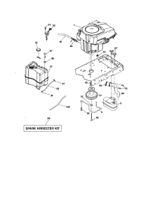 Engine parts for Craftsman Front-Engine Lawn Tractor 917288532 from AppliancePartsPros.com