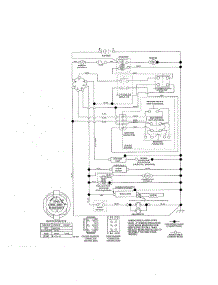 Schematic Diagram parts for Craftsman Front-Engine Lawn Tractor 917288533 from AppliancePartsPros.com