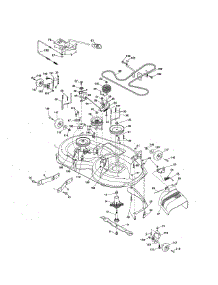 Mower Deck parts for Craftsman Front-Engine Lawn Tractor 917288560 from AppliancePartsPros.com