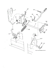 Lift parts for Craftsman Front-Engine Lawn Tractor 917288560 from AppliancePartsPros.com