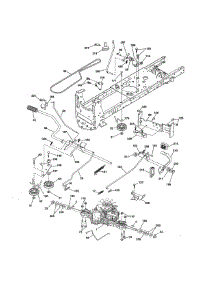 Ground Drive parts for Craftsman Front-Engine Lawn Tractor 917288561 from AppliancePartsPros.com