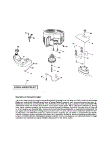 Engine parts for Craftsman Front-Engine Lawn Tractor 917288561 from AppliancePartsPros.com
