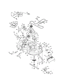Mower Deck parts for Craftsman Front-Engine Lawn Tractor 917288561 from AppliancePartsPros.com