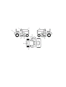 Decals parts for Craftsman Front-Engine Lawn Tractor 917288562 from AppliancePartsPros.com