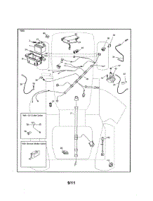 Electrical parts for Craftsman Front-Engine Lawn Tractor 917288572 from AppliancePartsPros.com