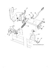 Lift Assembly parts for Craftsman Front-Engine Lawn Tractor 917288572 from AppliancePartsPros.com