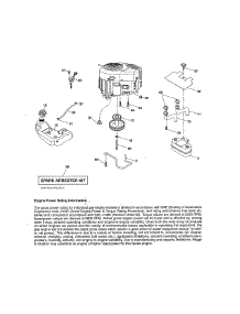 Engine parts for Craftsman Front-Engine Lawn Tractor 917288573 from AppliancePartsPros.com