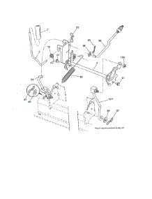 Lift parts for Craftsman Front-Engine Lawn Tractor 917288573 from AppliancePartsPros.com