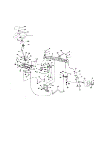 Steering parts for Craftsman Front-Engine Lawn Tractor 917288580 from AppliancePartsPros.com