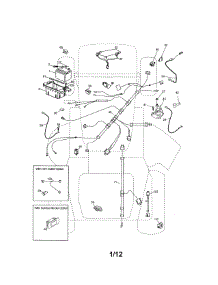 Electrical parts for Craftsman Front-Engine Lawn Tractor 917288582 from AppliancePartsPros.com
