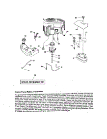 Engine parts for Craftsman Front-Engine Lawn Tractor 917288582 from AppliancePartsPros.com