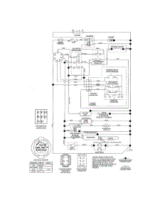 Schematic Diagram parts for Craftsman Front-Engine Lawn Tractor 917288582 from AppliancePartsPros.com