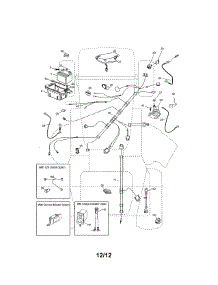 Electrical parts for Craftsman Front-Engine Lawn Tractor 917288583 from AppliancePartsPros.com