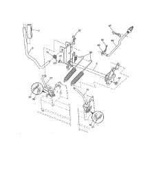 Lift parts for Craftsman Front-Engine Lawn Tractor 917288610 from AppliancePartsPros.com