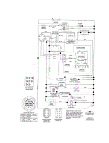 Schematic Diagram parts for Craftsman Front-Engine Lawn Tractor 917288610 from AppliancePartsPros.com