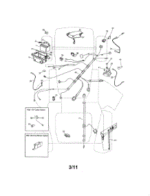 Electrical parts for Craftsman Front-Engine Lawn Tractor 917288611 from AppliancePartsPros.com