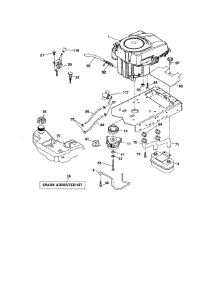 Engine parts for Craftsman Front-Engine Lawn Tractor 917288611 from AppliancePartsPros.com