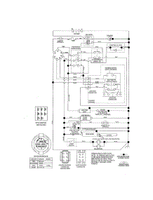 Schematic Diagram parts for Craftsman Front-Engine Lawn Tractor 917288611 from AppliancePartsPros.com