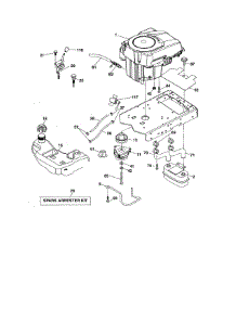 Engine parts for Craftsman Front-Engine Lawn Tractor 917288612 from AppliancePartsPros.com
