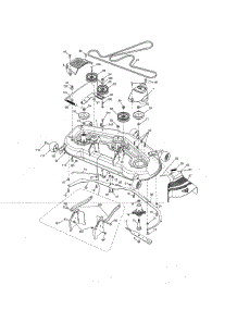 Mower Deck parts for Craftsman Front-Engine Lawn Tractor 917288613 from AppliancePartsPros.com