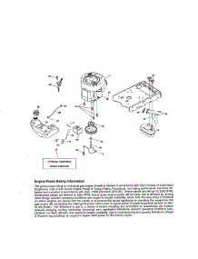 Engine parts for Craftsman Front-Engine Lawn Tractor 917288620 from AppliancePartsPros.com