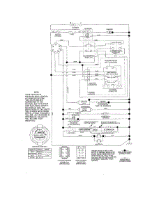 Schematic Diagram parts for Craftsman Front-Engine Lawn Tractor 917288622 from AppliancePartsPros.com