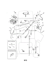 Electrical parts for Craftsman Front-Engine Lawn Tractor 917288630 from AppliancePartsPros.com