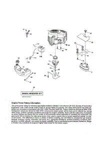 Engine parts for Craftsman Front-Engine Lawn Tractor 917288630 from AppliancePartsPros.com