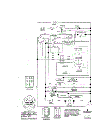 Schematic Diagram parts for Craftsman Front-Engine Lawn Tractor 917288630 from AppliancePartsPros.com