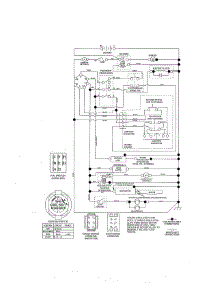 Schematic Diagram parts for Craftsman Front-Engine Lawn Tractor 917288631 from AppliancePartsPros.com