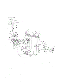 Steering parts for Craftsman Front-Engine Lawn Tractor 917288632 from AppliancePartsPros.com