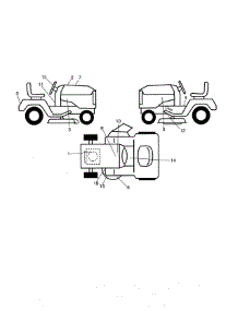 Decals parts for Craftsman Front-Engine Lawn Tractor 917288632 from AppliancePartsPros.com
