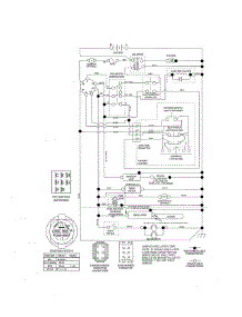 Schematic Diagram parts for Craftsman Front-Engine Lawn Tractor 917288632 from AppliancePartsPros.com