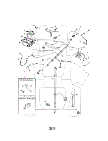 Electrical parts for Craftsman Front-Engine Lawn Tractor 917288660 from AppliancePartsPros.com