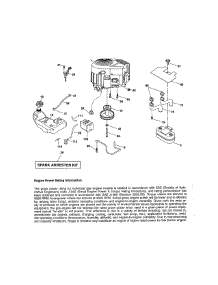 Engine parts for Craftsman Front-Engine Lawn Tractor 917288660 from AppliancePartsPros.com