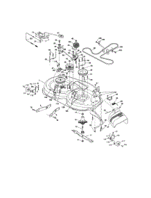 Mower Deck parts for Craftsman Front-Engine Lawn Tractor 917288660 from AppliancePartsPros.com
