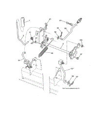 Lift parts for Craftsman Front-Engine Lawn Tractor 917288660 from AppliancePartsPros.com