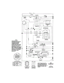 Schematic Diagram parts for Craftsman Front-Engine Lawn Tractor 917288660 from AppliancePartsPros.com