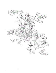 Mower Deck parts for Craftsman Front-Engine Lawn Tractor 917288661 from AppliancePartsPros.com