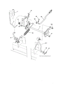 Lift parts for Craftsman Front-Engine Lawn Tractor 917288661 from AppliancePartsPros.com