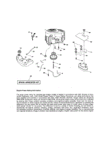 Engine parts for Craftsman Front-Engine Lawn Tractor 917288662 from AppliancePartsPros.com