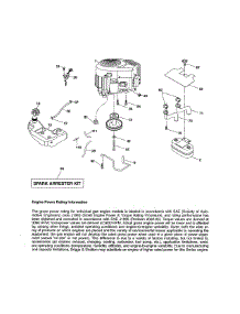 Engine parts for Craftsman Front-Engine Lawn Tractor 917288663 from AppliancePartsPros.com