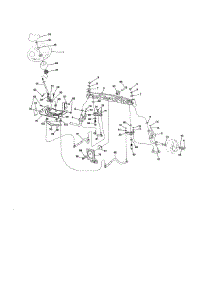 Steering parts for Craftsman Front-Engine Lawn Tractor 917288663 from AppliancePartsPros.com