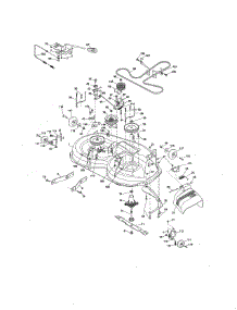 Mower Deck parts for Craftsman Front-Engine Lawn Tractor 917288663 from AppliancePartsPros.com