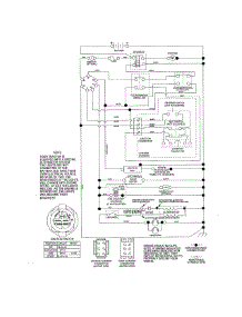 Schematic Diagram parts for Craftsman Front-Engine Lawn Tractor 917288663 from AppliancePartsPros.com