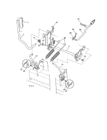Lift parts for Craftsman Front-Engine Lawn Tractor 917288670 from AppliancePartsPros.com