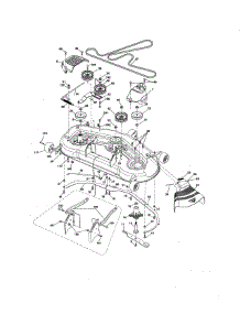 Mower Deck parts for Craftsman Front-Engine Lawn Tractor 917288670 from AppliancePartsPros.com